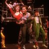 Actors (L-R) Tia Riebling, Donnie Kehr & Todd Graff w. cast in a scene fr. the Off-Broadway musical "American Passion." (New York)