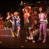 Actors (L-R) Lisa Ann Grant, Sam Slovick, Erica Gimpel, Todd Graff, Ann Marie Bobby, Martha Plimpton, Jane Krakowski, Tia Riebling, Robert Downey, Jr., Donnie Kehr, William Morrison & Liza Lauber in the Off-B'way musical "American Passion." (New York)