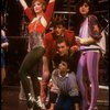 Actors (L-R) Tia Riebling, Robert Downey, Jr., Donnie Kehr, William Morrison & Liza Lauber in the Off-B'way musical "American Passion." (New York)
