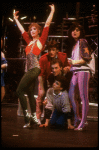 Actors (L-R) Tia Riebling, Robert Downey, Jr., Donnie Kehr, William Morrison & Liza Lauber in the Off-B'way musical "American Passion." (New York)