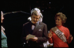 Actors (C-R) John McMartin & Alexis Smith in a scene fr. the Broadway musical "Follies." (New York)