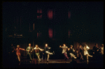 Actor Dean Jones (C) & cast in a scene fr. the Broadway musical "Company." (New York)