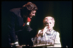 Actors Charles Braswell & Elaine Stritch in a scene fr. the Broadway musical "Company." (New York)