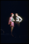 Actors Dean Jones & Susan Browning in a scene fr. the Broadway musical "Company." (New York)
