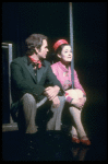 Actors Dean Jones & Susan Browning in a scene fr. the Broadway musical "Company." (New York)