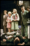 Actors (Standing L-R) John Cunningham, Merle Louise, Teri Ralston & George Coe, (Floor L-R) Charles Kimbrough, Barbara Barrie & Dean Jones in a scene fr. the Broadway musical "Company." (New York)