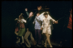 Actors (L-R) Teri Ralston, Dean Jones, Charles Kimbrough & Beth Howland in a scene fr. the Broadway musical "Company." (New York)