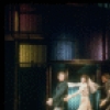 Actors (L-R) Dean Jones, Beth Howland, Steve Elmore, Merle Louise, John Cunningham, Teri Ralston, George Coe & Barbara Barrie in a scene fr. the Broadway musical "Company." (New York)