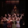 Actresses (Front L-R) Charlotte Frazier, Barbara Barrie, Jane Russell, Annie McGreevey, Brenda Thomson, Jane A. Johnston & Marian Hailey, & actor Larry Kert (Top) w. cast in a scene fr. the first replacement cast of the Broadway musical "Company." (New York)