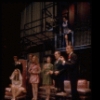 Actors Jane Russell (Top), Steve Elmore, Marian Hailey, Ken Cory, Charlotte Frazier, Jane Johnston, George Wallace, Stanley Grover (Mid.), Ken Kimmins, Barbara Barrie, Larry Kert (Floor) in scene fr. the second cast of the Broadway musical "Company." (New York)