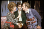 Actors (L-R) Marti Stevens, George Chakiris & Bernie McInerney in a scene fr. the tour of the Broadway musical "Company." (Toronto)