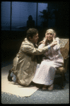 Actors Anne Meara & Richard Kavanaugh in a scene fr. the Off-Broadway revival of the play "Bosoms and Neglect." (New York)