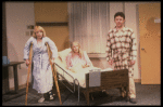 Actors (L-R) April Shawhan, Anne Meara & Richard Kavanaugh in a scene fr. the Off-Broadway revival of the play "Bosoms and Neglect." (New York)