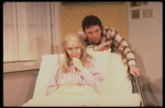 Actors Anne Meara & Richard Kavanaugh in a scene fr. the Off-Broadway revival of the play "Bosoms and Neglect." (New York)