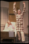 Actors Anne Meara & Richard Kavanaugh in a scene fr. the Off-Broadway revival of the play "Bosoms and Neglect." (New York)