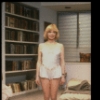 Actress April Shawhan in a scene fr. the Off-Broadway revival of the play "Bosoms and Neglect." (New York)