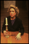Actress Reno in a scene from the New York Shakespeare Festival production of the play "A Bright Room Called Day." (New York)