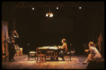 Actors (L-R) Olek Krupa, Ellen McLaughlin & Frances Conroy in a scene from the New York Shakespeare Festival production of the play "A Bright Room Called Day." (New York)
