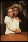 Actresses (L-R) Frances Conroy & Reno in a scene from the New York Shakespeare Festival production of the play "A Bright Room Called Day." (New York)