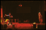 Actors (L-R) Olek Krupa & Frank Raiter in a scene from the New York Shakespeare Festival production of the play "A Bright Room Called Day." (New York)