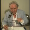 Actor Carroll O'Connor in a rehearsal shot fr. the Broadway play "Brothers." (New York)