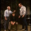 Actors (L-R) Carroll O'Connor & Frank Converse in a scene fr. the Broadway play "Brothers." (New York)
