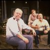 Actors (L-R) Carroll O'Connor, Dennis Christopher & Gary Klar in a scene fr. the Broadway play "Brothers." (New York)