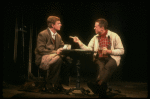 Actors (L-R) Derek Jacobi & Michael Dolan in a scene fr. the Broadway play "Breaking the Code." (New York)