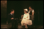 Actors (L-R) Robert Sean Leonard, Rachel Gurney & Derek Jacobi in a scene fr. the Broadway play "Breaking the Code." (New York)