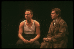 Actors (L-R) Michael Dolan & Derek Jacobi in a scene fr. the Broadway play "Breaking the Code." (New York)