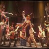 Actor Jim Dale (C) w. cast in a scene fr. the Broadway musical "Barnum." (New York)