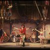 Actor Jim Dale (C) w. cast in a scene fr. the Broadway musical "Barnum." (New York)