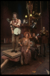 Actor Jim Dale (L) w. cast in a scene fr. the Broadway musical "Barnum." (New York)