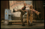 Actors Harvey Evans & Robin Kersey in a scene fr. the Bus & Truck tour of the Broadway musical "Barnum." (New York)
