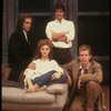 Actors (L-R) John Malkovich, Joan Allen, Lou Liberatore & Jonathan Hogan in a publicity shot for the Broadway play "Burn This." (New York)