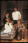 Actors (L-R) Eric Roberts, Lisa Emery, Lou Liberatore & Jonathan Hogan in a publicity shot fr. the replacement cast of the Broadway play "Burn This." (New York)
