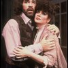 Actors Linda Ronstadt and Gary Morris in a scene from the New York Shakespeare Festival production of the musical "La Boheme." (New York)