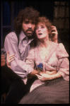 Actors Patti Cohenour and Gary Morris in a scene from the New York Shakespeare Festival production of the musical "La Boheme." (New York)