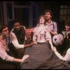 Actors (L-R) Howard McGillin, Keith David, Patti Cohenour, David Carroll, Cass Morgan & Neal Klein in a scene from the New York Shakespeare Festival production of the musical "La Boheme." (New York)