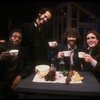 Actors (L-R) Keith David, Neal Klein, Gary Morris & Howard McGillin in a scene from the New York Shakespeare Festival production of the musical "La Boheme." (New York)
