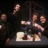 Actors (L-R) Keith David, Neal Klein, David Carroll & Howard McGillin in a scene from the New York Shakespeare Festival production of the musical "La Boheme." (New York)