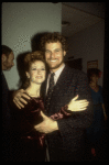 Actors Patti Cohenour and David Carroll at the opening night party for the New York Shakespeare Festival production of the musical "La Boheme." (New York)