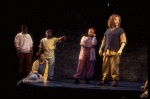 Actors in a scene from the Off-Broadway musical "Bring in the Morning." (New York)