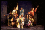 Actors in a scene from the Off-Broadway musical "Bring in the Morning." (New York)