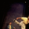 Actors in a scene fr. the Off-Broadway musical "Bring in the Morning." (New York)