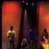 Actors in a scene fr. the Off-Broadway musical "Bring in the Morning." (New York)