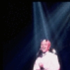 Actress in a scene fr. the Off-Broadway musical "Bring in the Morning." (New York)