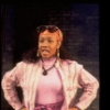 Actress in a scene fr. the Off-Broadway musical "Bring in the Morning." (New York)