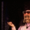 Actress in a scene fr. the Off-Broadway musical "Bring in the Morning." (New York)