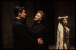 Actors (L-R) Al Rodrigo, Gloria Foster & Elizabeth Pena in a scene fr. the New York Shakespeare Festival's Public Theatre production of the Off-Broadway play "Blood Wedding." (New York)